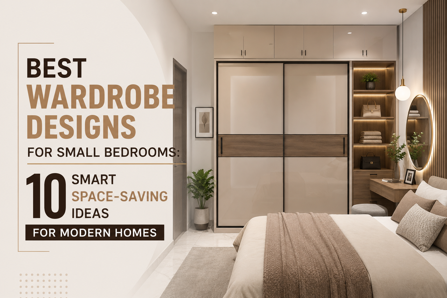 Best Wardrobe Designs for Small Bedrooms